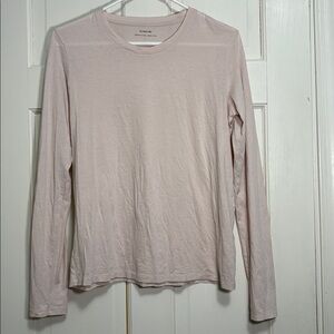 VINCE. long sleeved t-shirt. pink